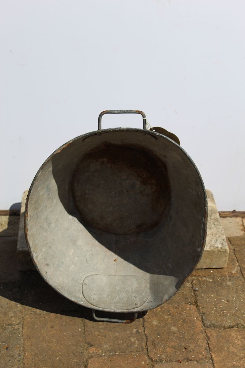 Galvanised wash tub - Image 4