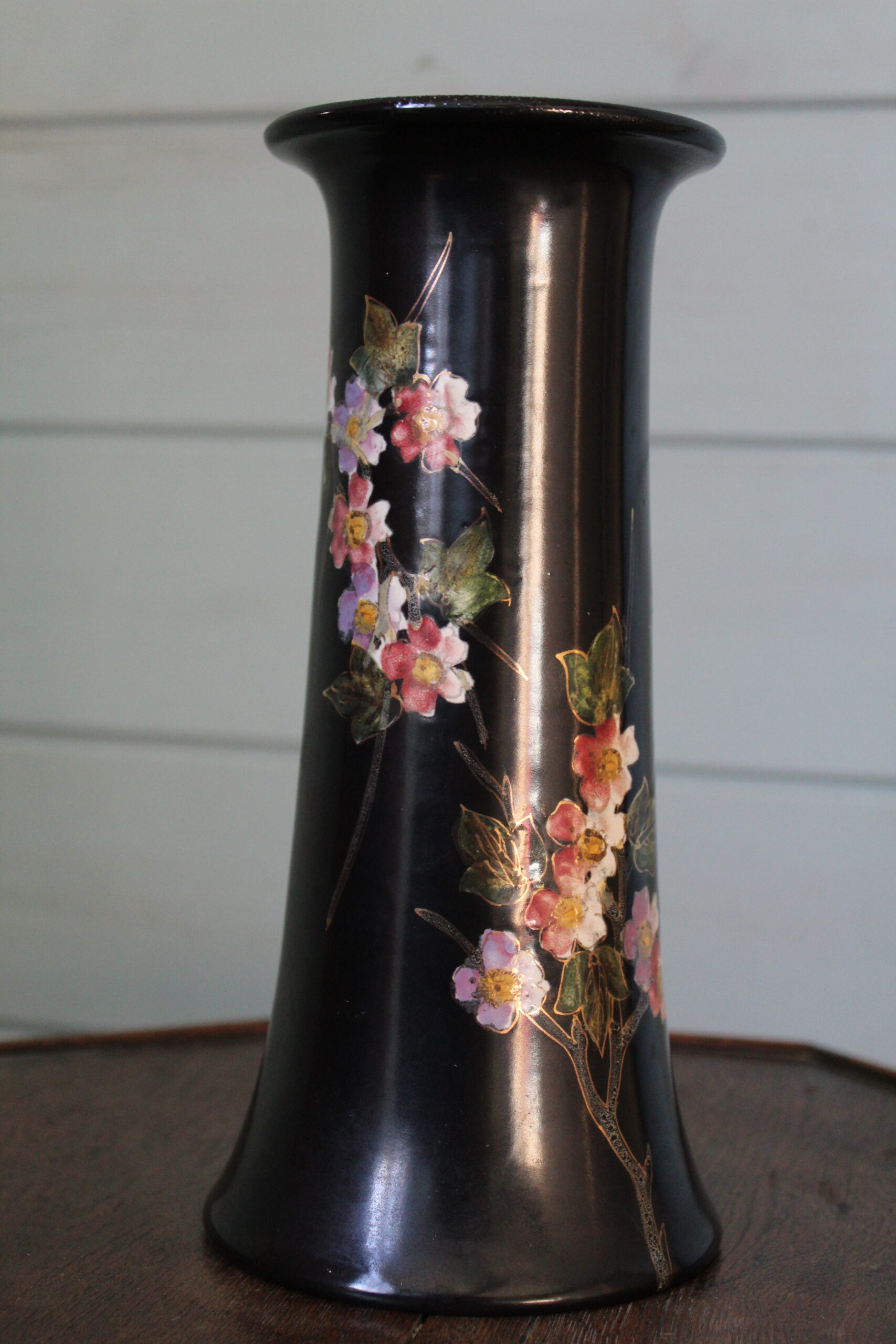 Hand painted Bretby vase dated (1938) - Image 2
